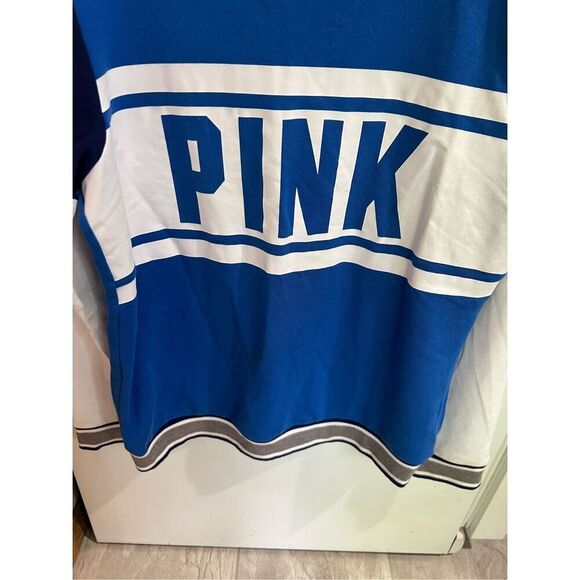 Pink By Victorias Secret Multicolored Crewneck Woman’s Size Small Flaws Stained - Picture 2 of 13